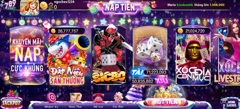 Giới thiệu thông tin khái quát về cổng game 789 Club