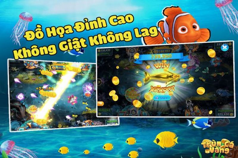 Với thiết kế đồ hoạ và hình ảnh những loài sinh vật biển bắt mắt và sống động