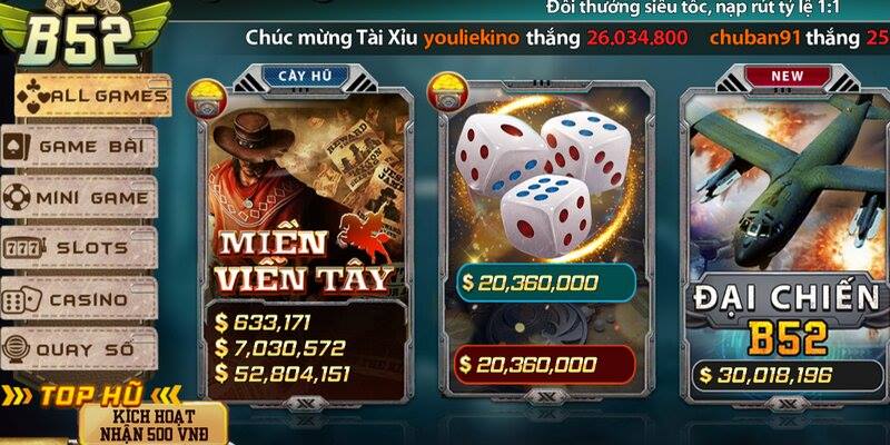 Ưu điểm bất ngờ khi trải nghiệm cá cược tại B52 club
