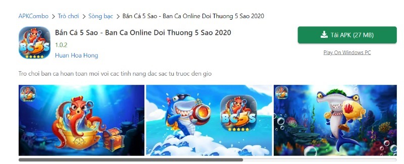 Để tải game về máy Android game thủ cần vào App store