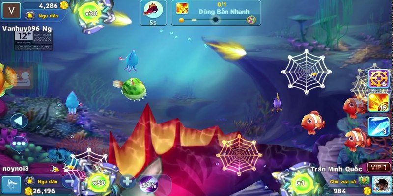 Mỗi ván cược Bắn cá tại cổng game đều được đồ họa đẹp mắt