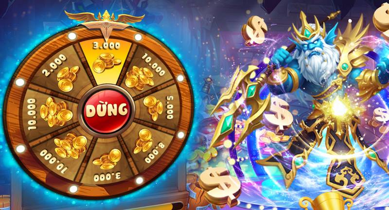 Anh em tham gia vòng quay may mắn để nhận thưởng nóng