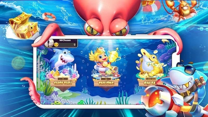 Một ưu điểm cuối cùng bắn cá Vip mang lại chính là kho tàng game đồ sộ