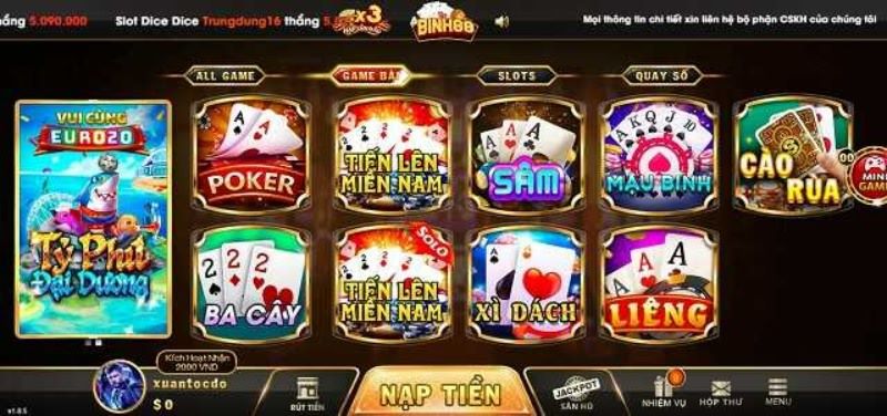 Những ưu điểm nổi trội nhất tại Binh88