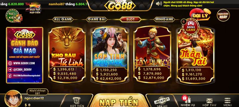 Cược slots có rất nhiều hình thức đa dạng và đặc sắc