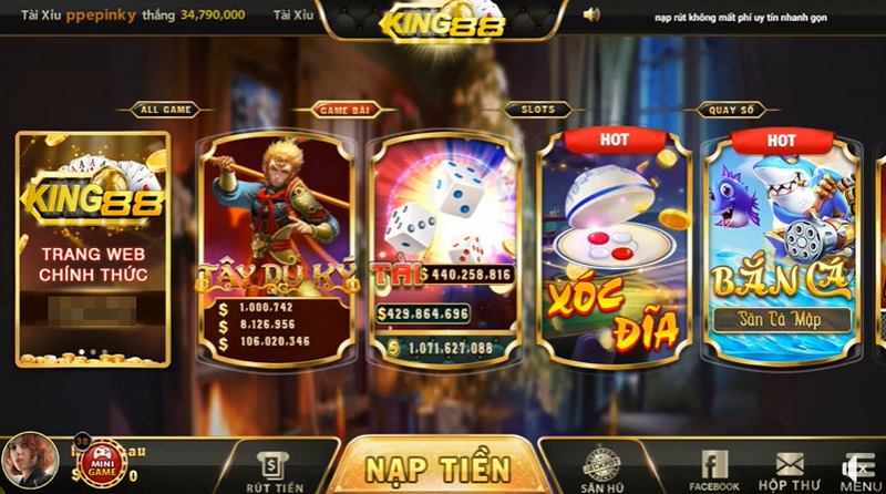 Ưu điểm nổi bật của sàn cược King88 US