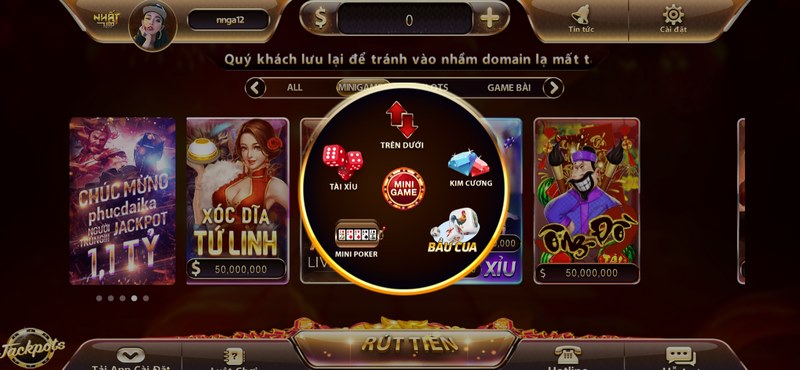 Hệ thống game mini ăn thưởng hời lúc nào cũng được nhiều người lựa chọn