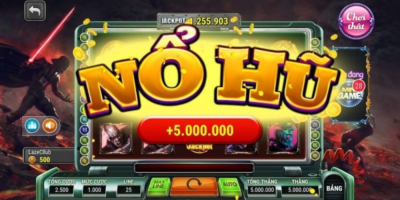 Nổ hũ jackpot với kho thưởng khủng, hấp dẫn bất ngờ
