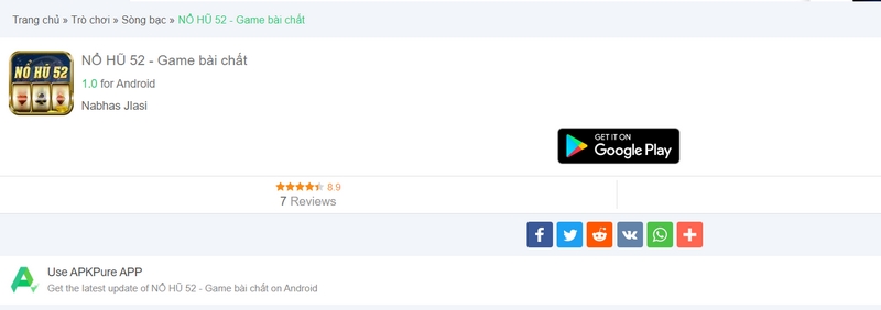 Hướng dẫn tải Nohu52 vin về điện thoại cho Android