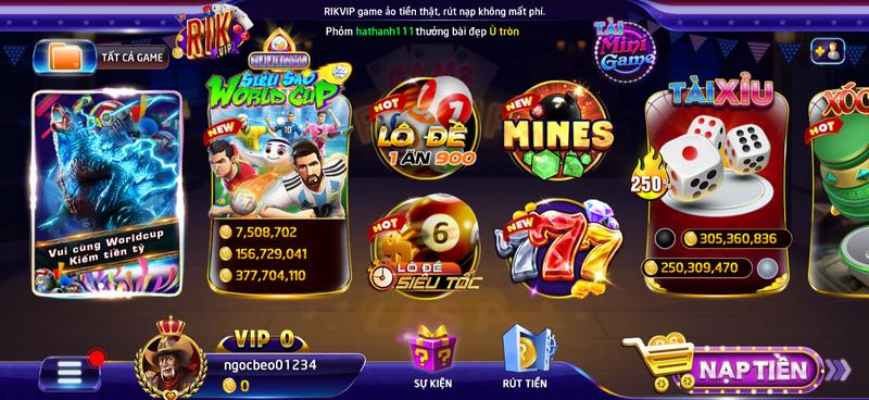 Giới thiệu vài nét sơ lược về cổng game RikVip