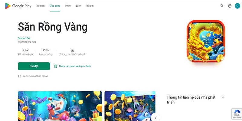 Cách tải Săn Rồng Vàng cho điện thoại android rất đơn giản