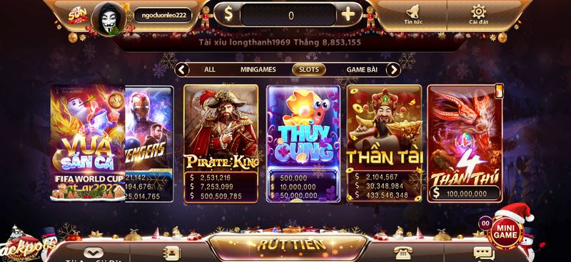 Slot game giao diện bắt mắt, thu hút người chơi