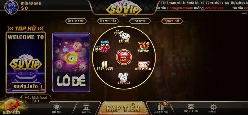 Mini game siêu kịch tính