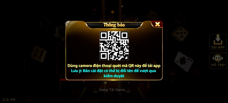 Tải xuống app nhanh chóng qua mã QR