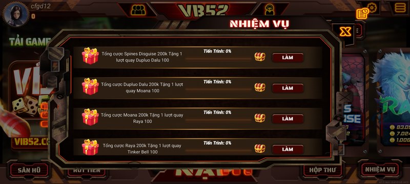 Thành viên của VB 52 luôn nhận được nhiều ưu đãi khủng
