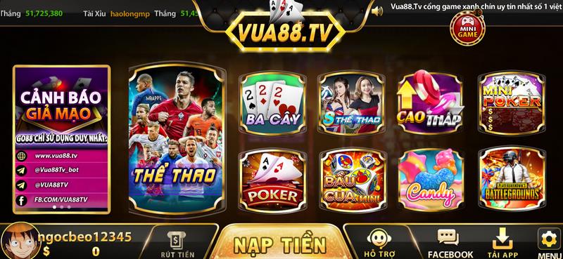 Game bài Vua88 - vua của thế giới game bài