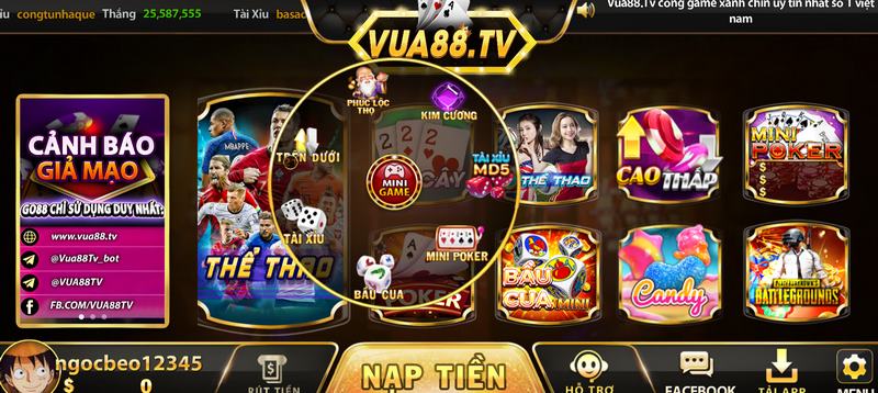 Siêu phẩm cược mini game chưa bao giờ vắng khách