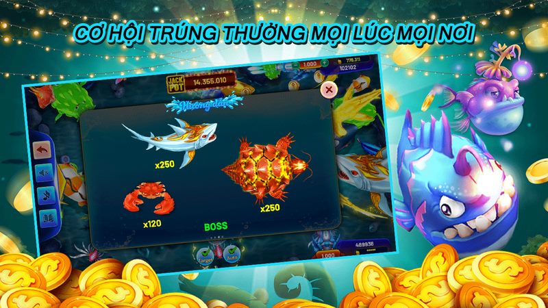 Điểm danh một số chương trình ưu đãi hấp dẫn Bắn cá đại boss