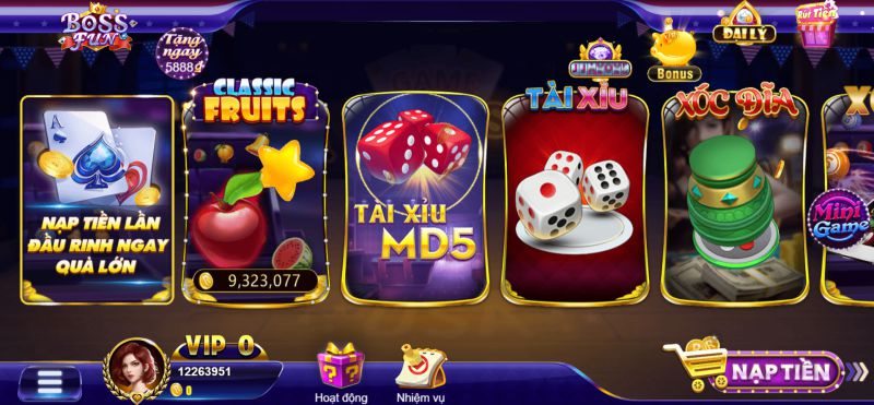 Giao diện cổng game độc đáo hiện đại để lại ấn tượng lớn