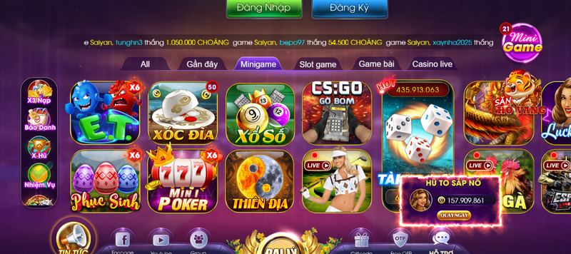 Tổng hợp các tựa game đổi thưởng tại Choáng Club