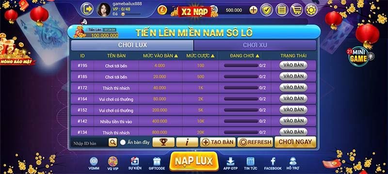Bộ sưu tập game cược phong phú nội dung thú vị