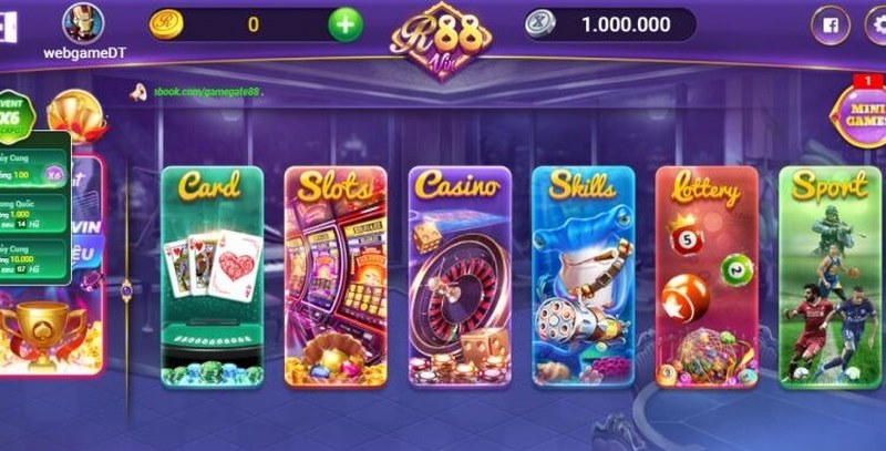 Game bài đổi thưởng của R88 Vin