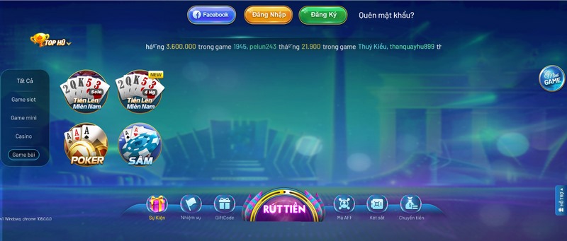 Game bài đổi thưởng mới lạ đặc sắc