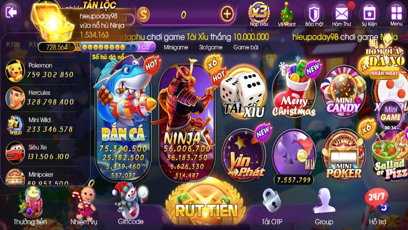 Sam86 là cổng game quay hũ đổi thưởng ra mắt trên thị trường