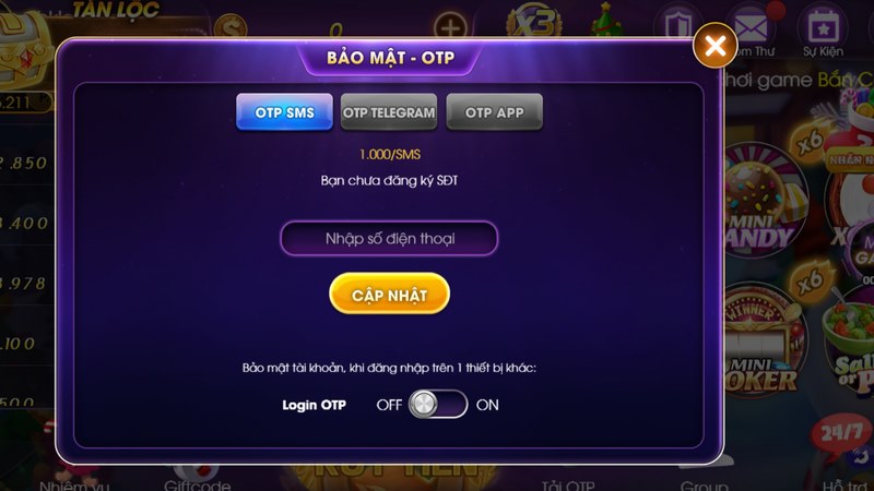 Hệ thống bảo mật toàn năng đến từ cổng game Sam86