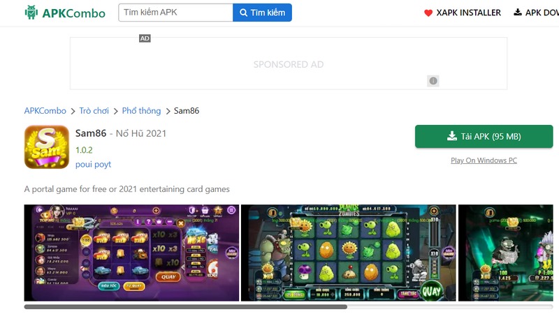 Tải game Sam86 về điện thoại nền tảng Android