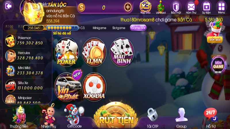 Game bài đổi thưởng cuốn hút