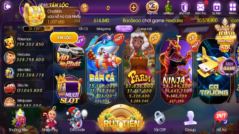 Slot game đổi thưởng siêu hot