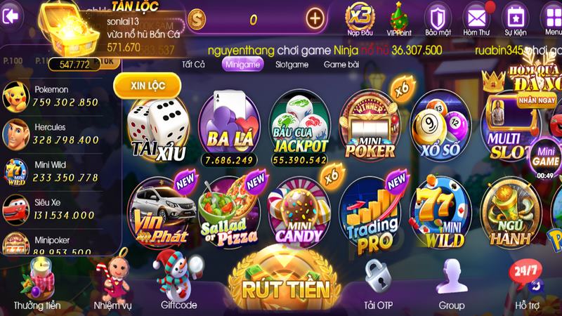 Hình thức mini game siêu hay
