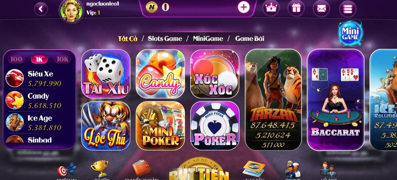 Sieuno với nhiều tựa game hot hit cho anh em thoải mái lựa chọn