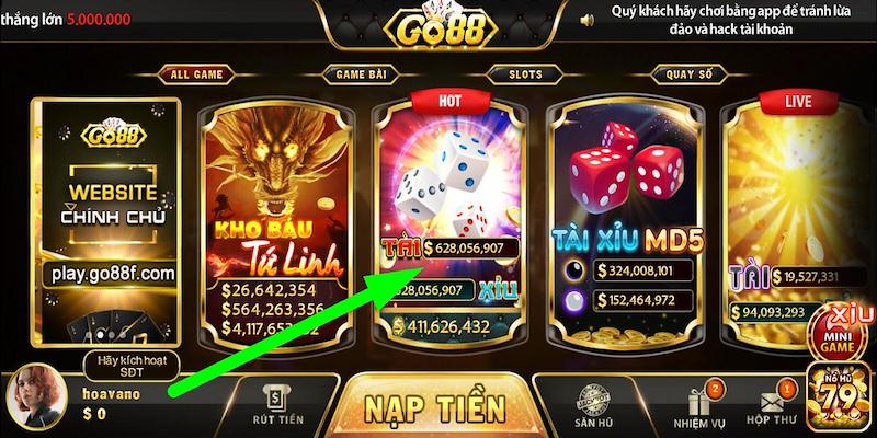 Giới thiệu tổng quan về game tài xỉu Go88