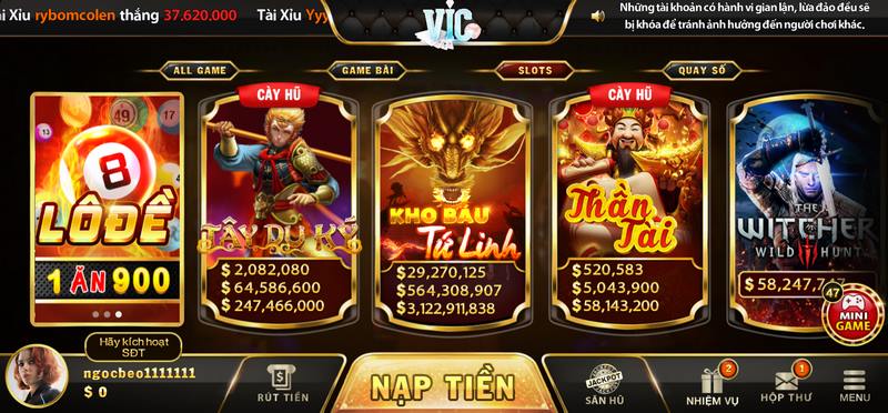 Nổ hũ là game “tủ”  của nhiều dân chơi