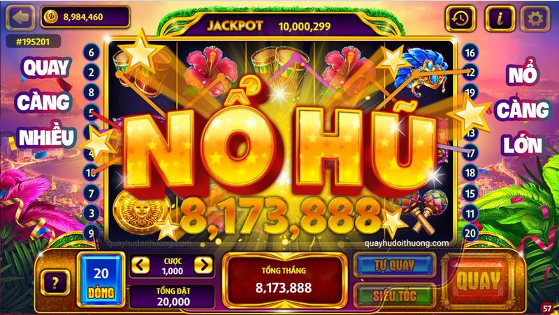 Nổ hũ là trò chơi được nhiều người tham gia tại cổng game VN68 Club