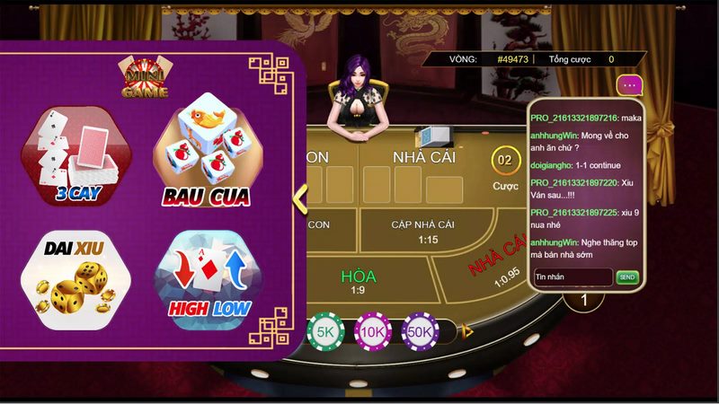 Cổng game mang đến nhiều trò chơi hấp dẫn