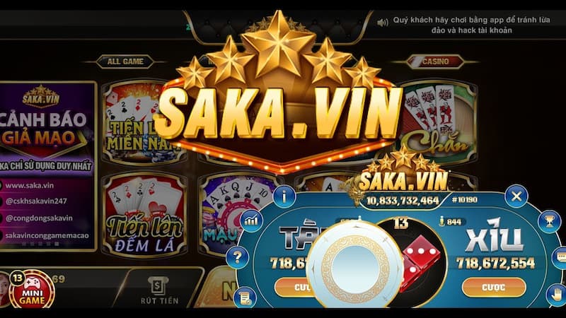 Cổng cược Saka vin có khá nhiều ưu điểm người chơi có thể cảm nhận 