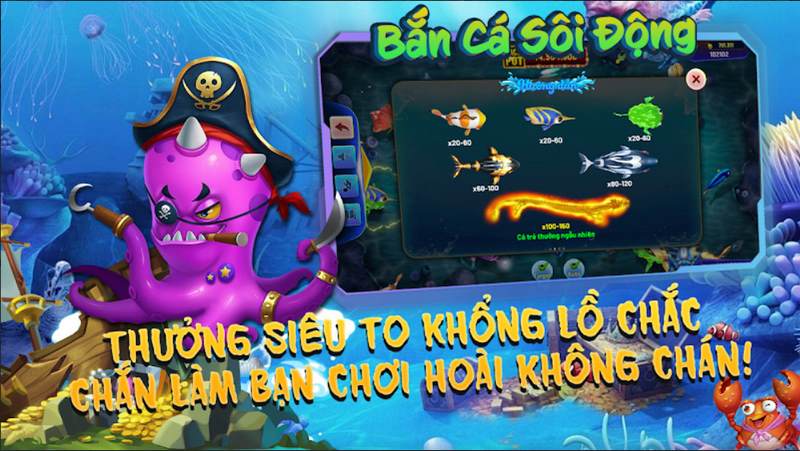 Nhiệm vụ cần thực hiện khi chơi Bắn cá sôi động
