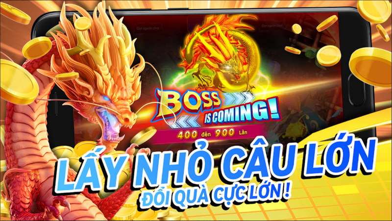 Thiết kế giao diện của Bắn cá thần rồng là hình ảnh đồ họa đỉnh cao