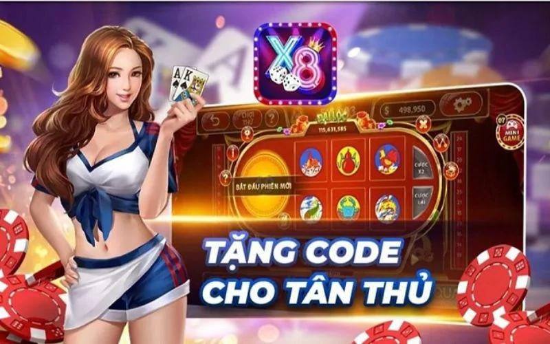 Các bước tiến hành sử dụng mã code tại X8 club rất dễ dàng