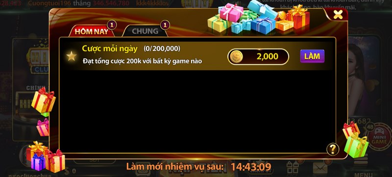 Nhiều khuyến mãi cực chất lượng tung ra thường xuyên bởi cổng game