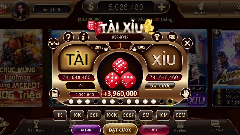 Các thuật ngữ trong game tài xỉu