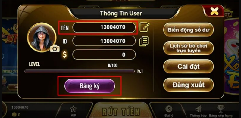 Lịch sử cược của cổng game xem rất dễ dàng