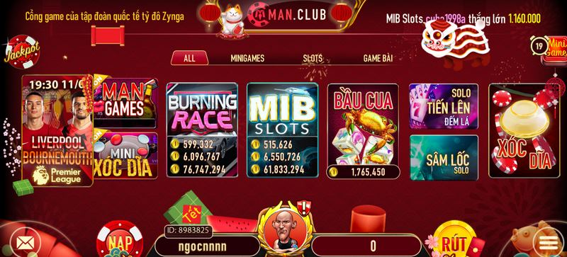 Thoải mái chơi game với giao diện cực chất 