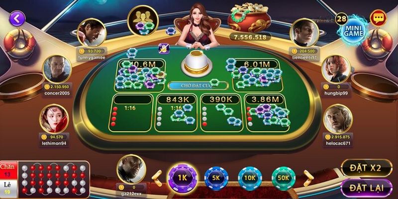 Trải nghiệm game bài giải trí cùng Mely Vin