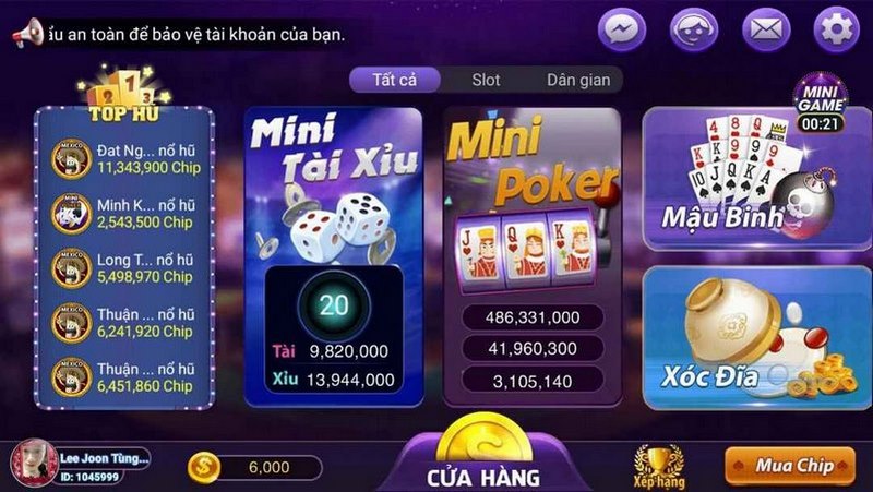 Nhiều sự lựa chọn số tiền cá cược mà không giới hạn