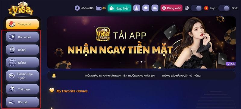 Giải trí trực tuyến tại Vi68 không sợ lừa đảo