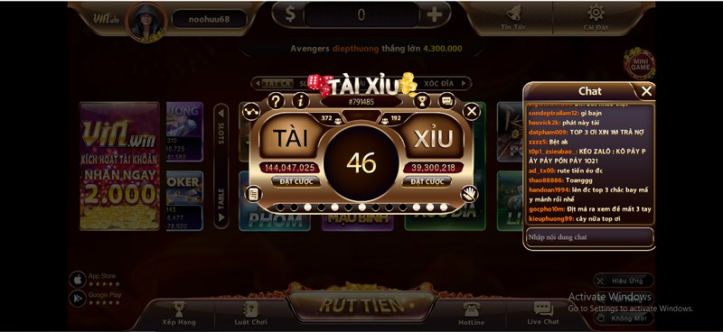 Giải trí cực chất tại Vin Win với mini game online
